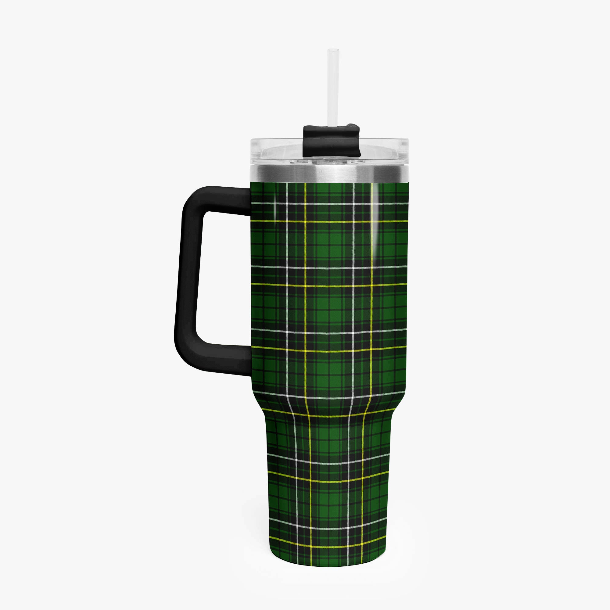 MacAlpine Modern Tartan Crest 40 oz Insulated Tumbler with Handle