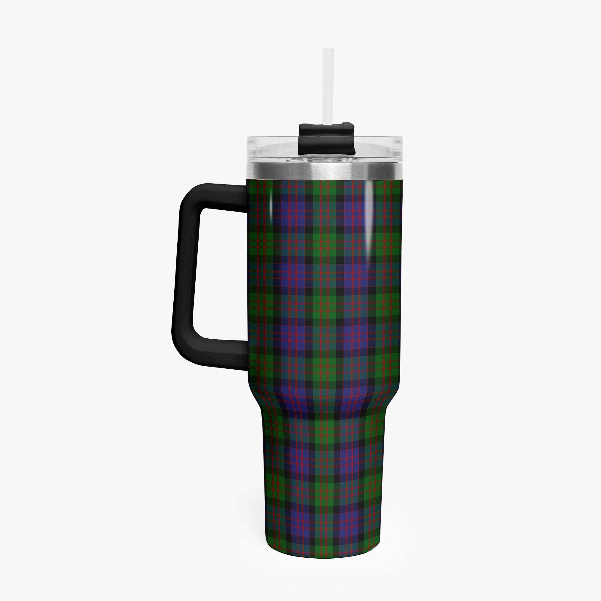 MacDonald Tartan Crest 40 oz Insulated Tumbler with Handle