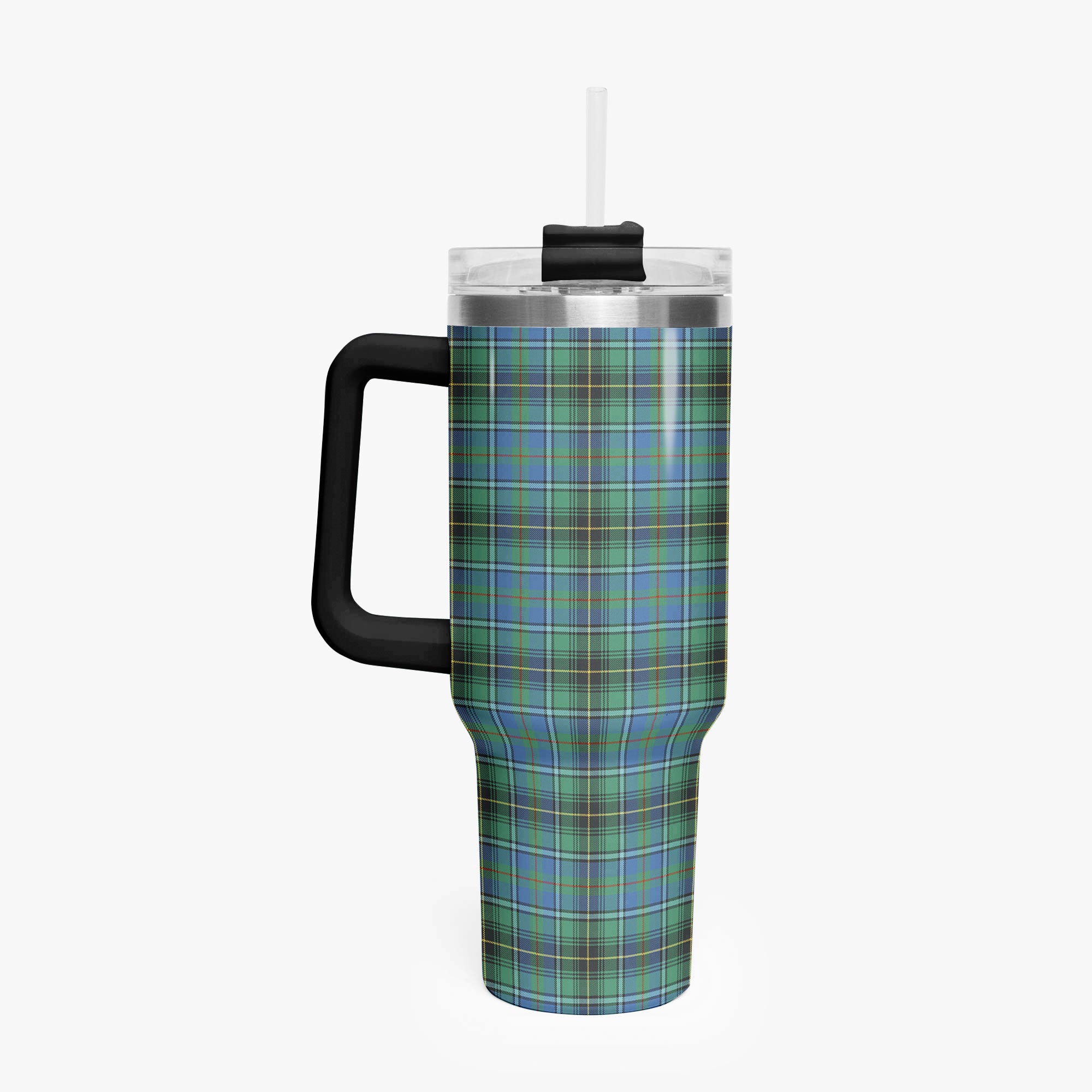 MacInnes Ancient Tartan Crest 40 oz Insulated Tumbler with Handle