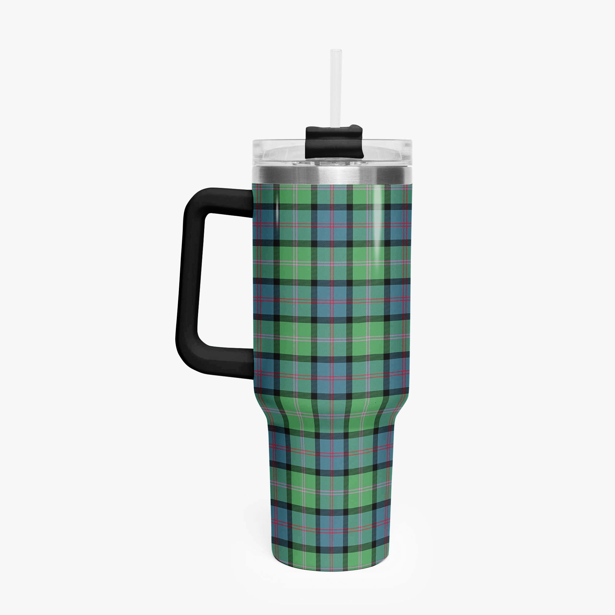 MacThomas Ancient Tartan Crest 40 oz Insulated Tumbler with Handle