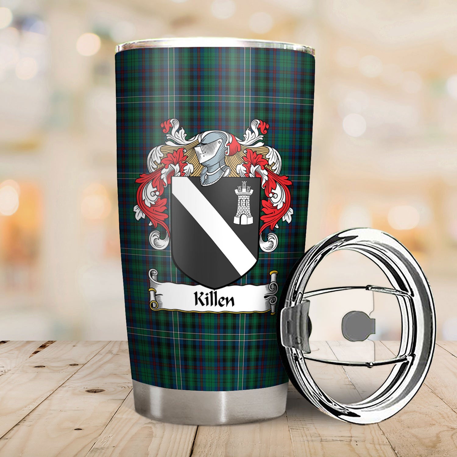 Killen Tartan Coat of Arms Tumbler