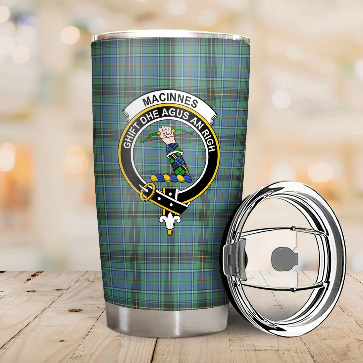 MacInnes Ancient Tartan Crest Tumbler
