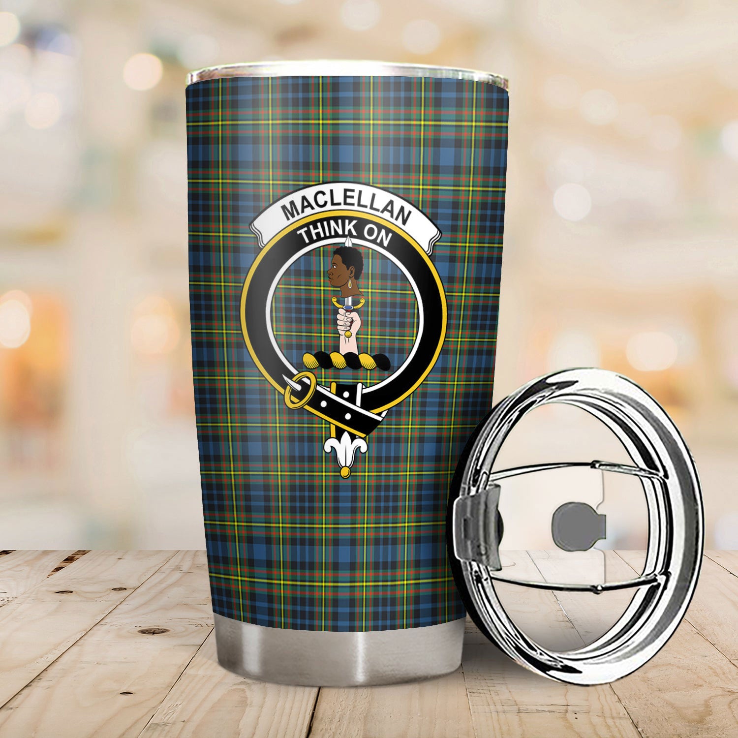 MacLellan Ancient Tartan Crest Tumbler