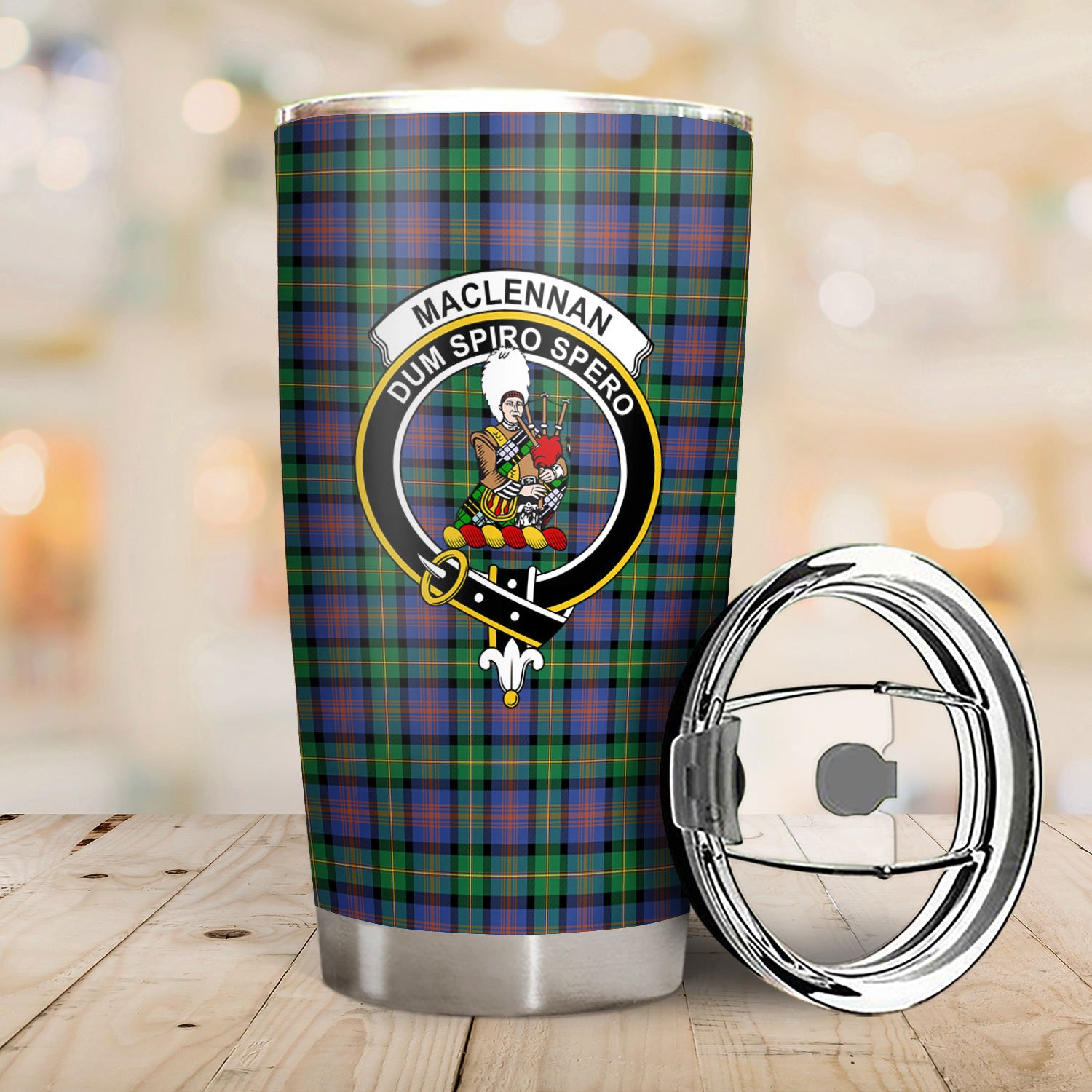 MacLennan Ancient Tartan Crest Tumbler