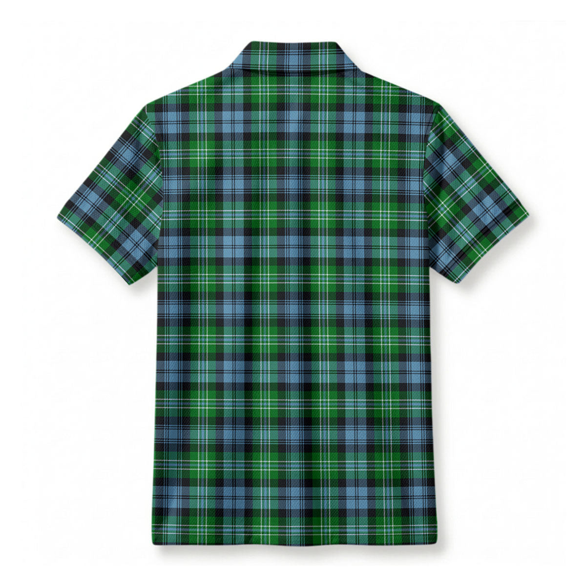 Arbuthnot Ancient Tartan Crest Birdseye Mesh Polo Shirt