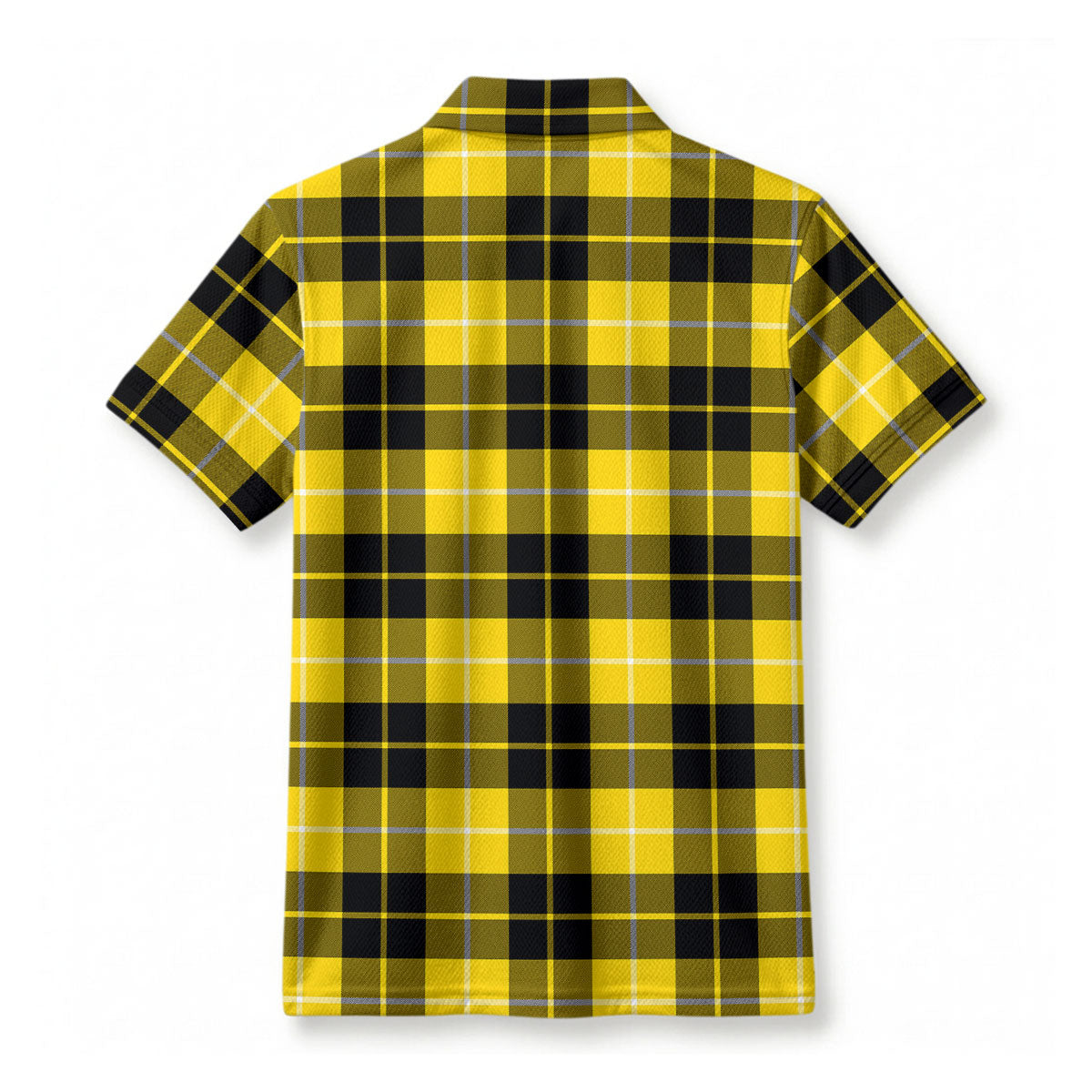 Barclay Dress Modern Tartan Crest Birdseye Mesh Polo Shirt