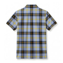 Bell of the Borders Tartan Crest Birdseye Mesh Polo Shirt
