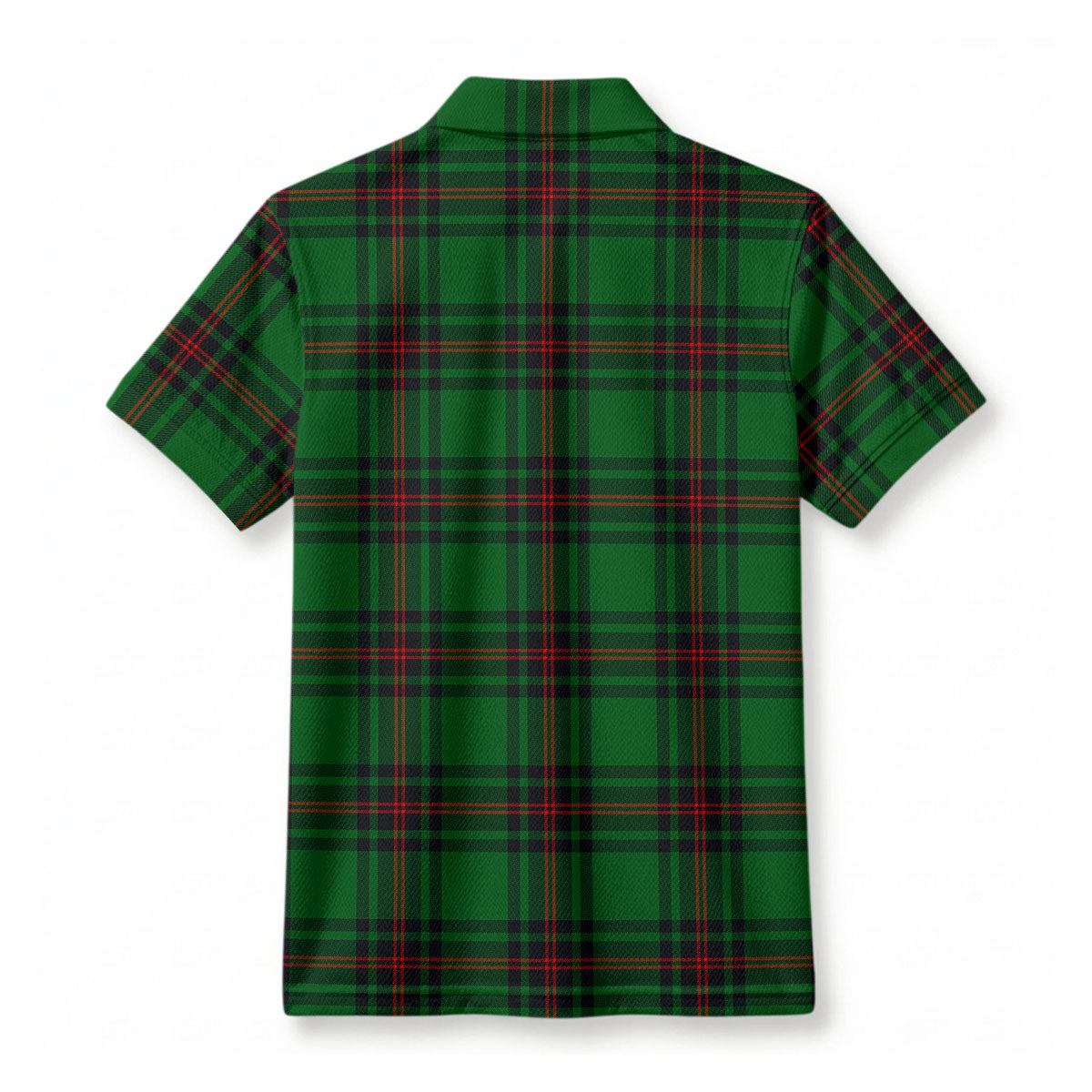 Beveridge Tartan Crest Birdseye Mesh Polo Shirt
