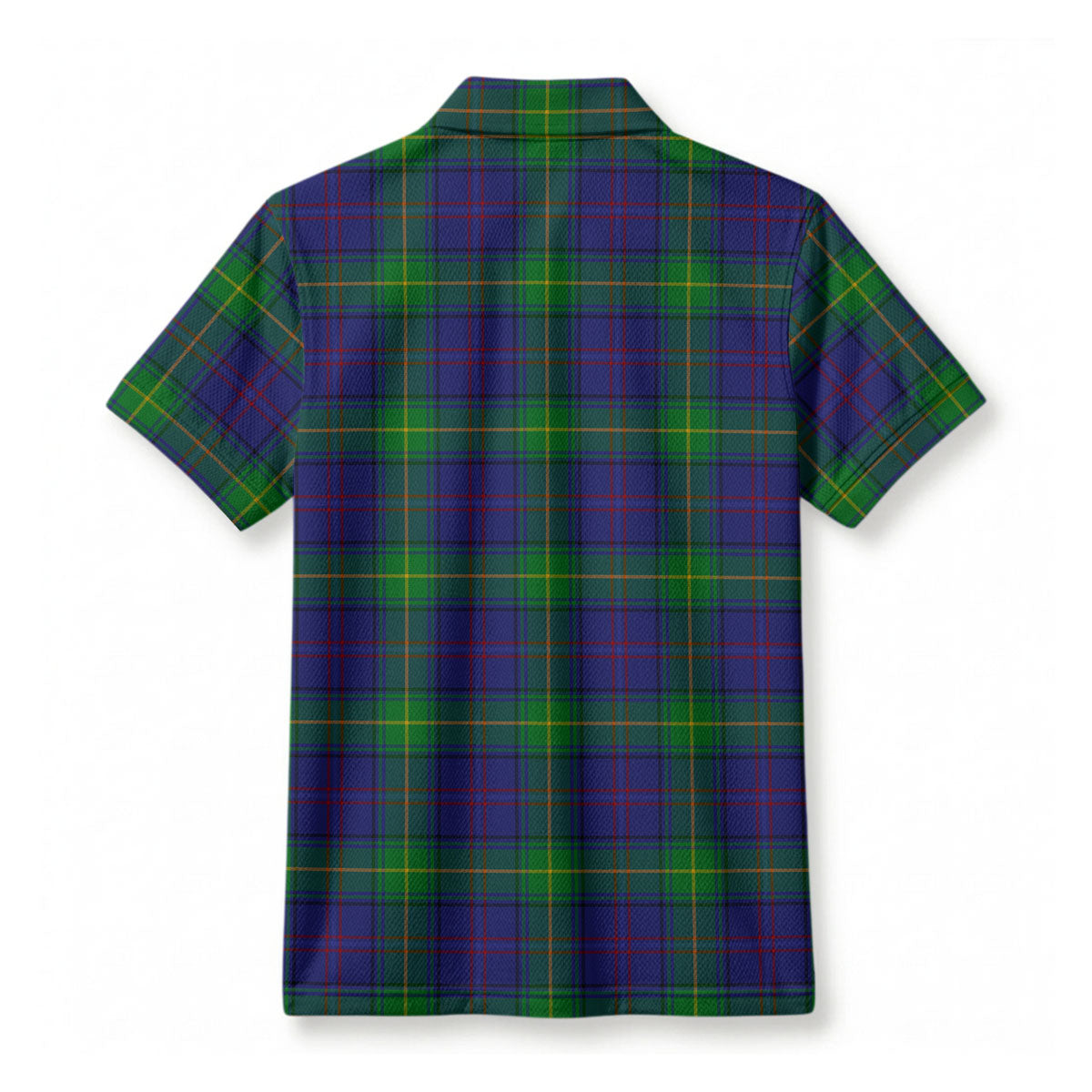 Boyle Tartan Crest Birdseye Mesh Polo Shirt