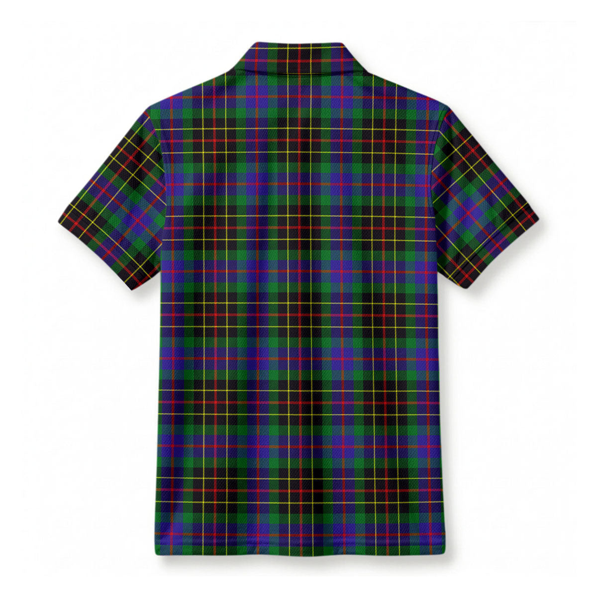 Brodie Hunting Modern Tartan Crest Birdseye Mesh Polo Shirt