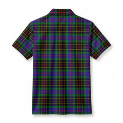 Brodie Hunting Modern Tartan Crest Birdseye Mesh Polo Shirt