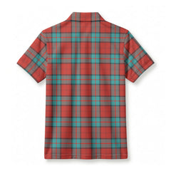 Dunbar Ancient Tartan Crest Birdseye Mesh Polo Shirt
