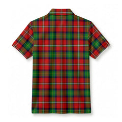 Fairlie Tartan Crest Birdseye Mesh Polo Shirt