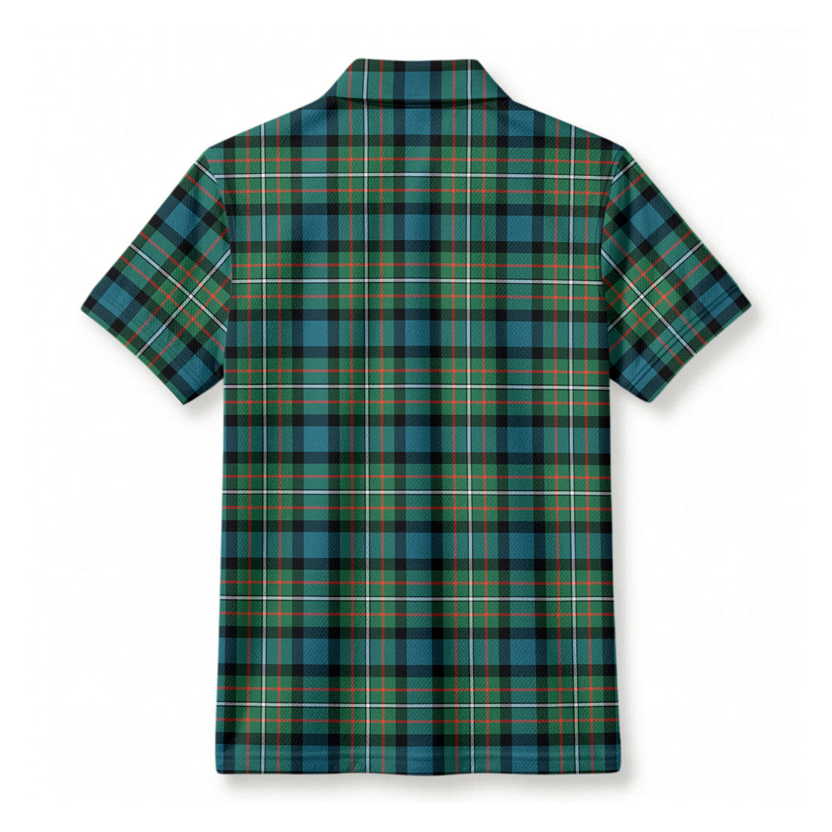 Ferguson Ancient Tartan Crest Birdseye Mesh Polo Shirt