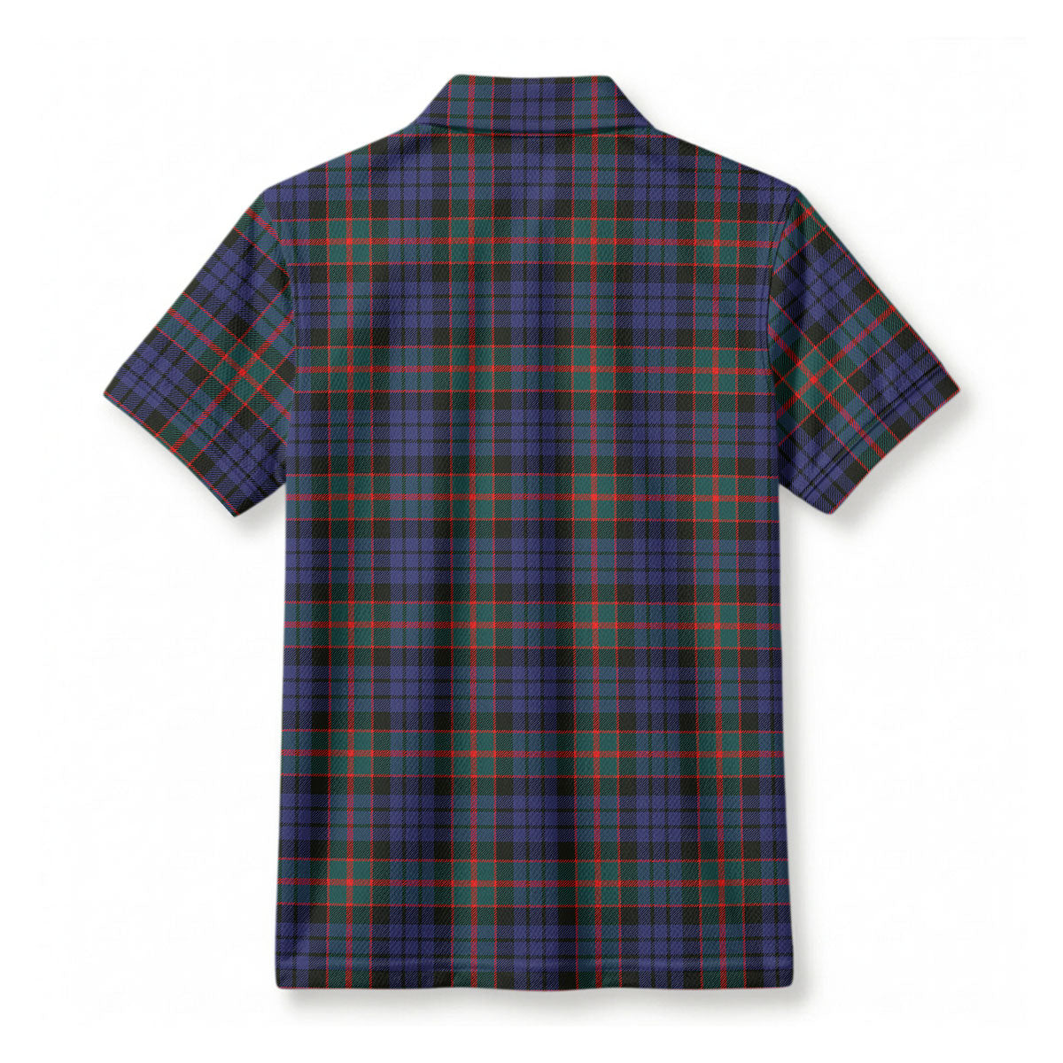 Fletcher of Dunans Tartan Crest Birdseye Mesh Polo Shirt