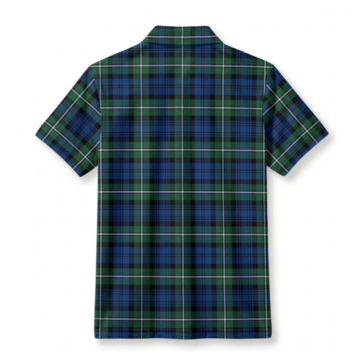 Forbes Ancient Tartan Crest Birdseye Mesh Polo Shirt