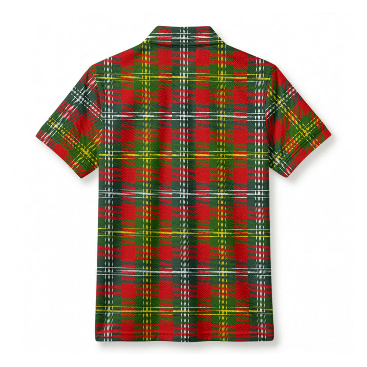 Forrester Tartan Crest Birdseye Mesh Polo Shirt