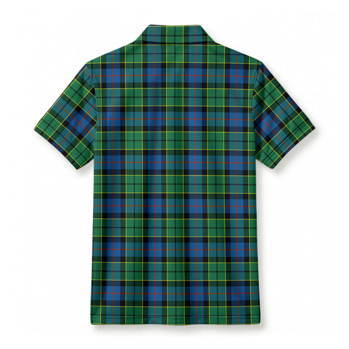 Forsyth Ancient Tartan Crest Birdseye Mesh Polo Shirt