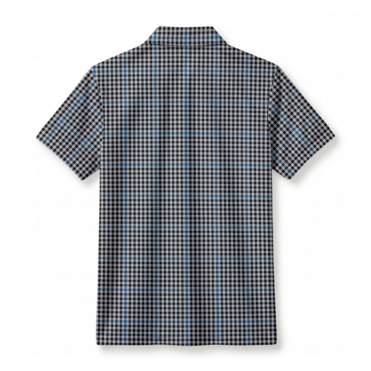 Gladstone Tartan Crest Birdseye Mesh Polo Shirt