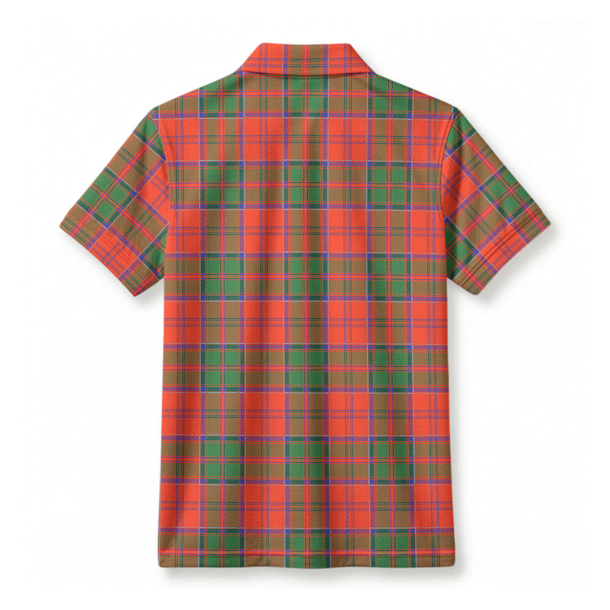 Grant Ancient Tartan Crest Birdseye Mesh Polo Shirt