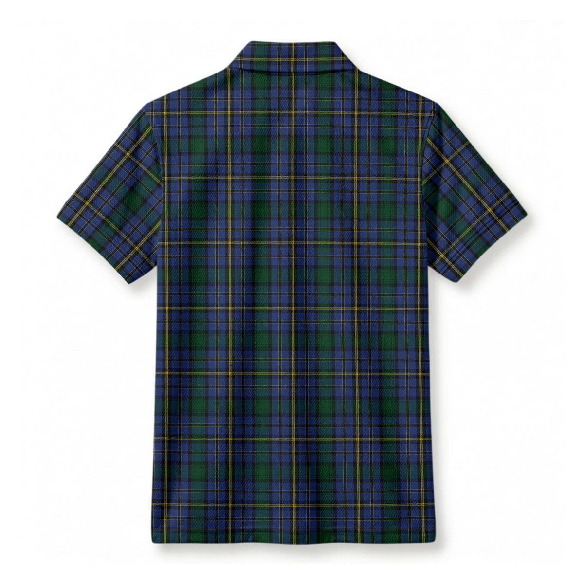 Hope Tartan Crest Birdseye Mesh Polo Shirt
