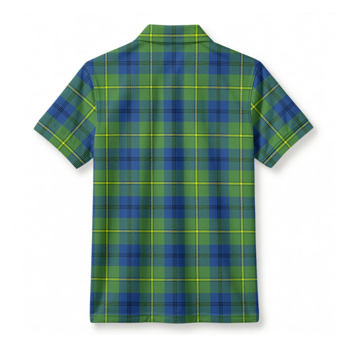 Johnson Ancient Tartan Crest Birdseye Mesh Polo Shirt
