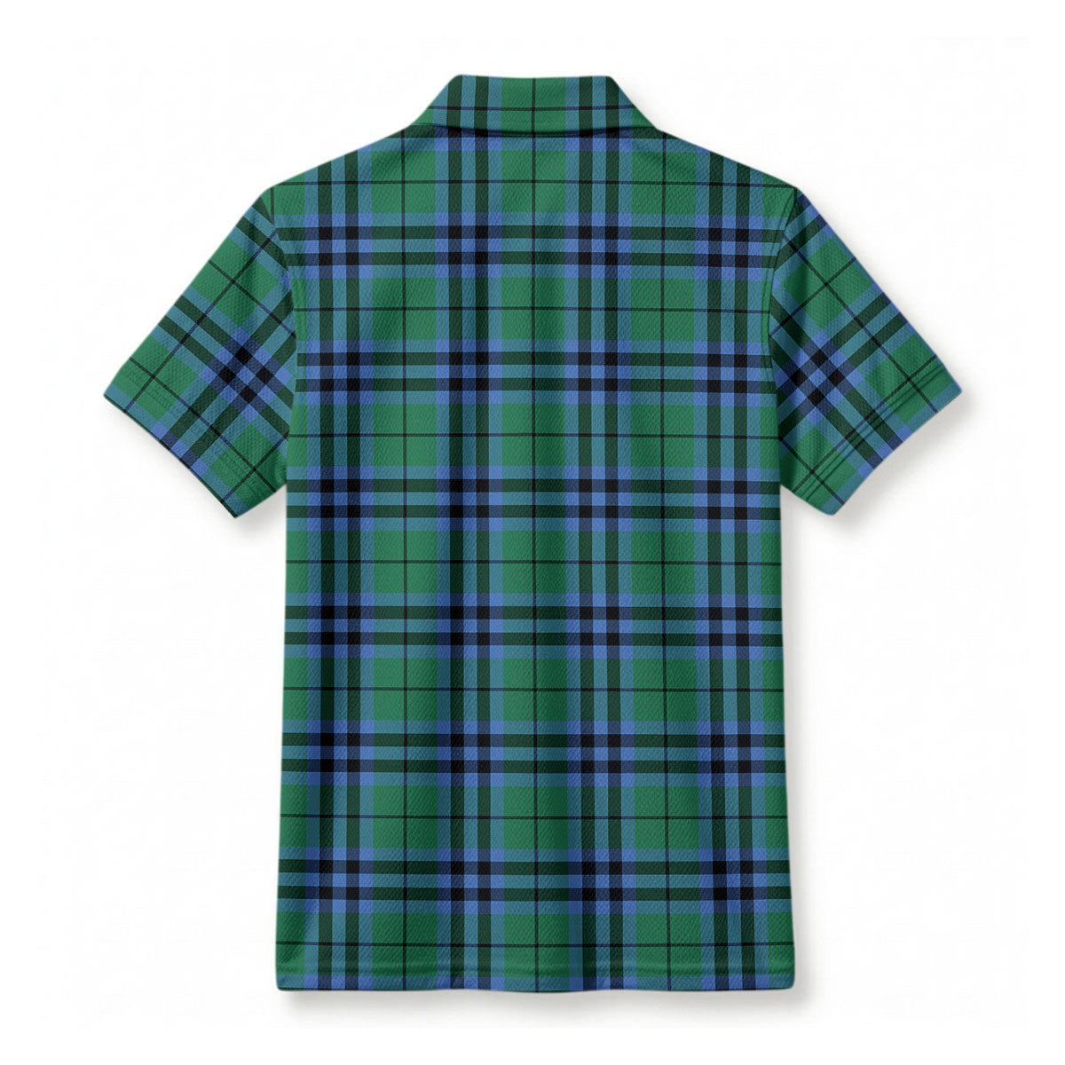 Keith Ancient Tartan Crest Birdseye Mesh Polo Shirt