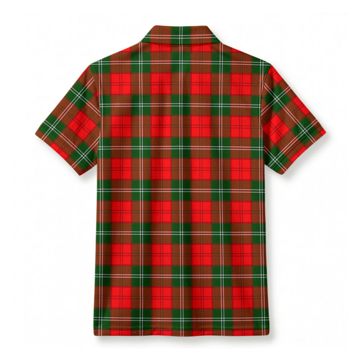 Lennox (Lennox Kincaid) Tartan Crest Birdseye Mesh Polo Shirt