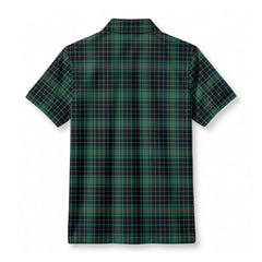 MacAuley Hunting Ancient Tartan Crest Birdseye Mesh Polo Shirt