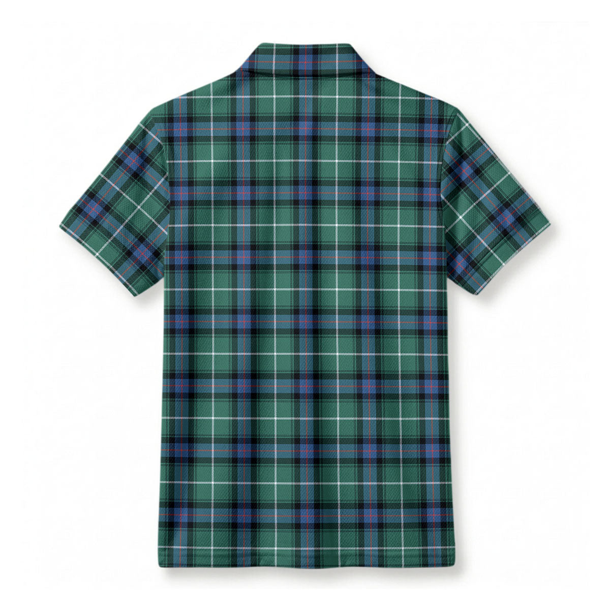 MacDonald of the Isles Hunting Ancient Tartan Crest Birdseye Mesh Polo Shirt