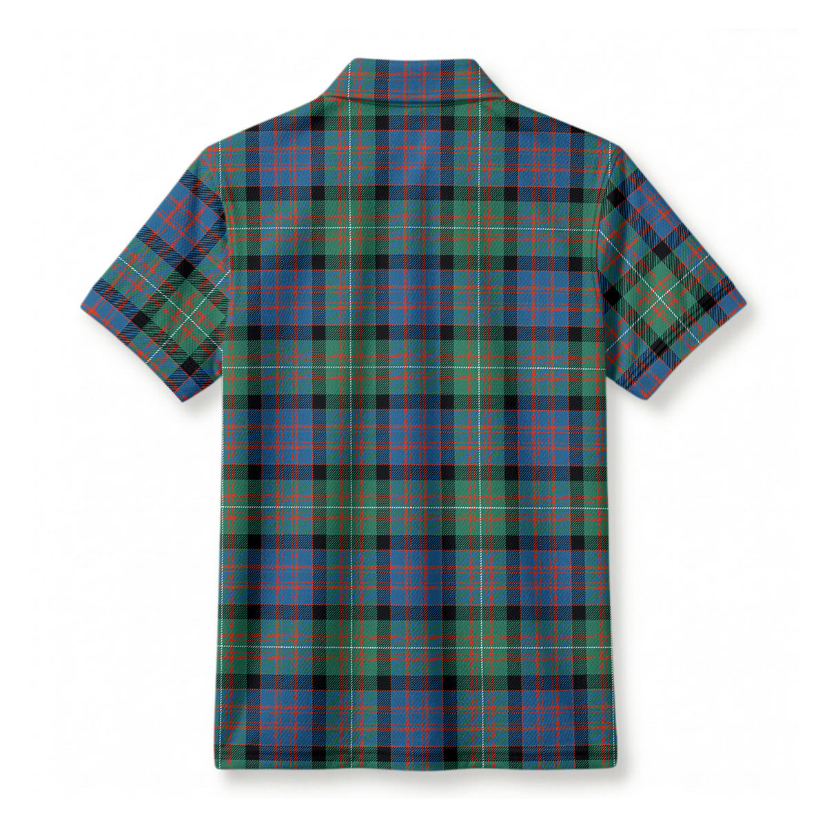 MacDonnell of Glengarry Ancient Tartan Crest Birdseye Mesh Polo Shirt