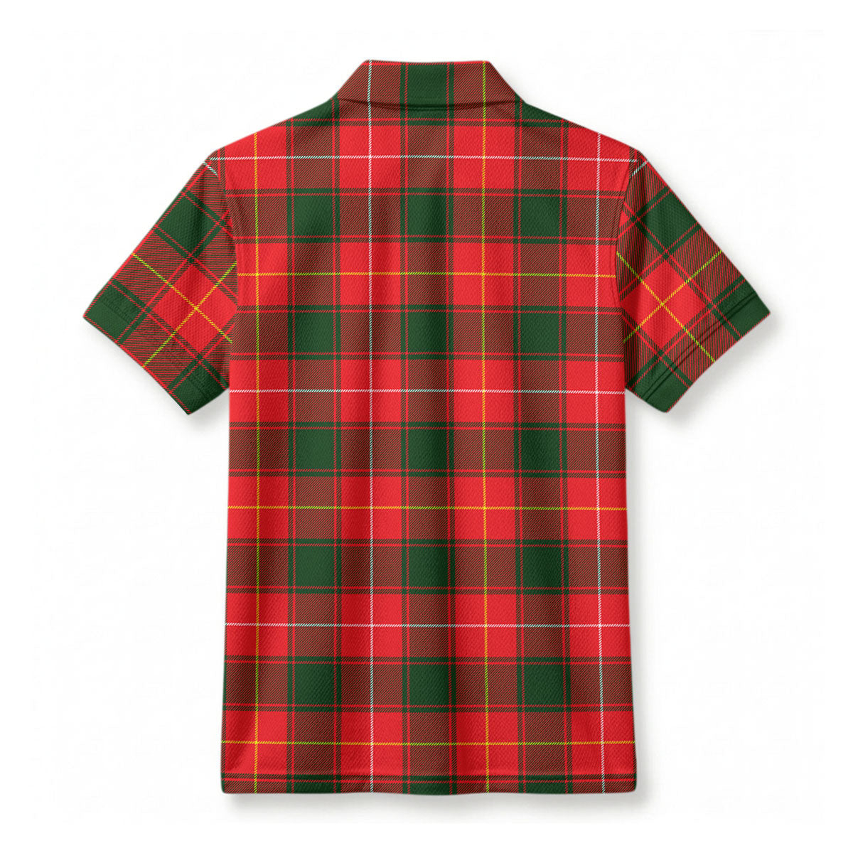 MacFie Tartan Crest Birdseye Mesh Polo Shirt