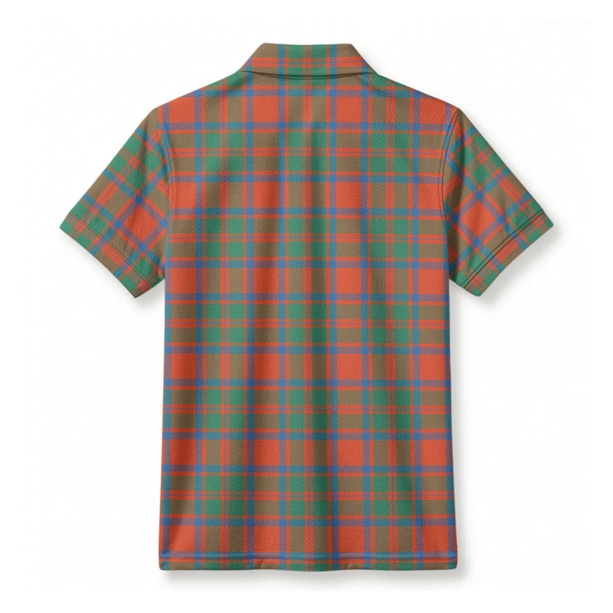 MacIntosh Ancient Tartan Crest Birdseye Mesh Polo Shirt