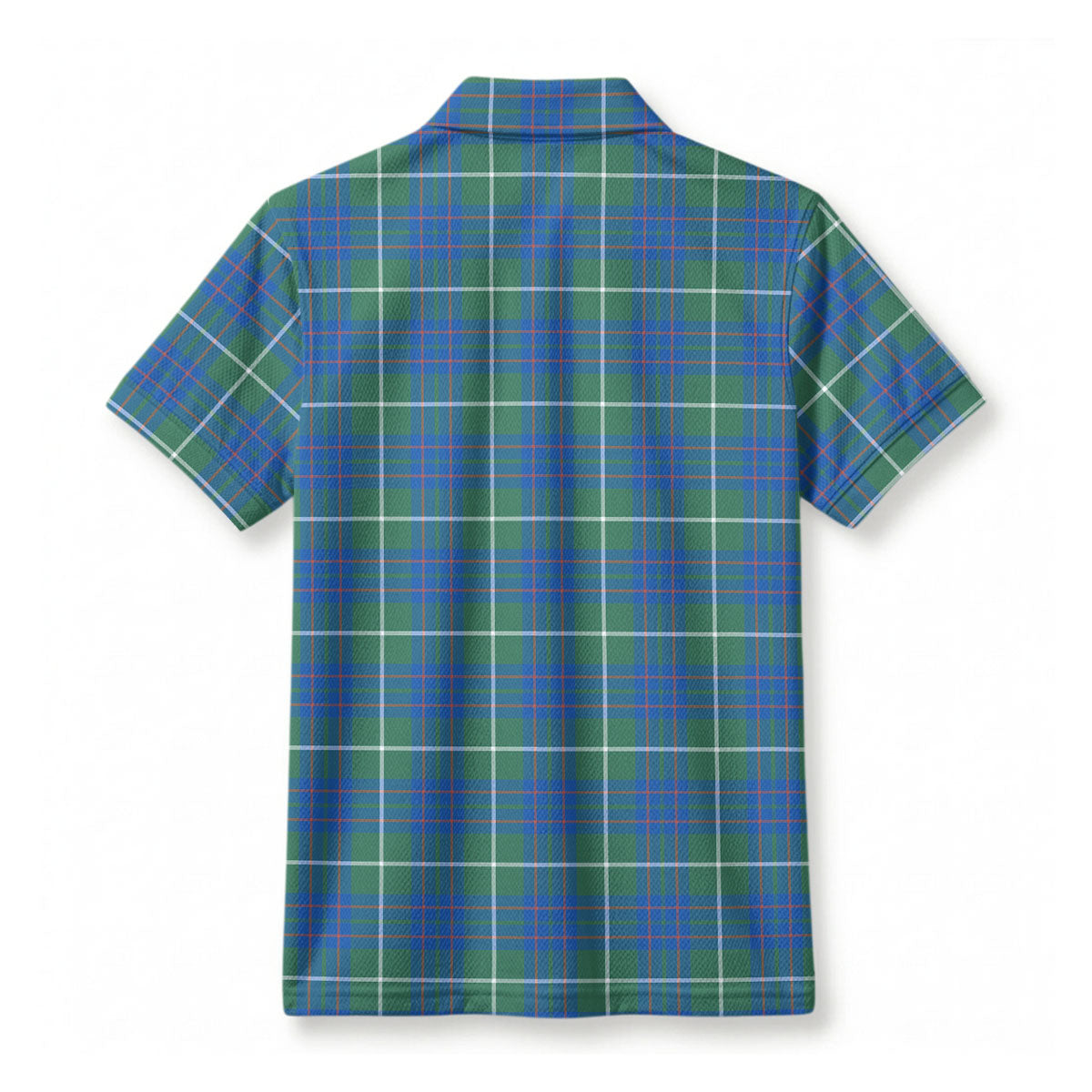 MacIntyre Hunting Ancient Tartan Crest Birdseye Mesh Polo Shirt