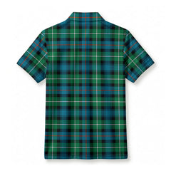 MacKenzie Ancient Tartan Crest Birdseye Mesh Polo Shirt