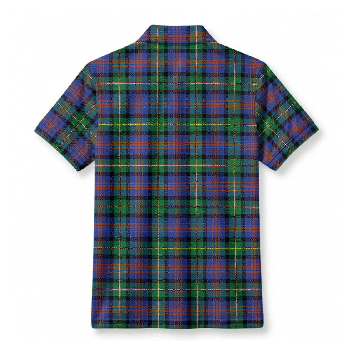 MacLennan Ancient Tartan Crest Birdseye Mesh Polo Shirt