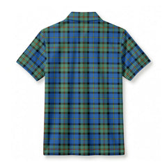 MacLeod of Harris Ancient Tartan Crest Birdseye Mesh Polo Shirt