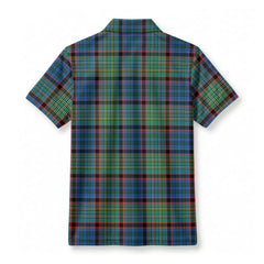 MacNicol Hunting Ancient Tartan Crest Birdseye Mesh Polo Shirt
