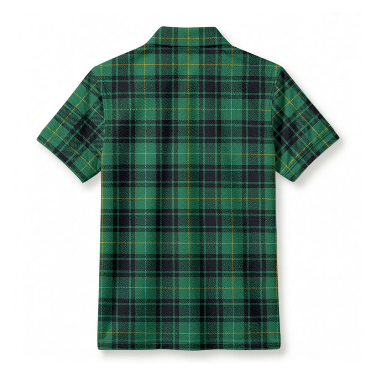 McArthur Ancient Tartan Crest Birdseye Mesh Polo Shirt