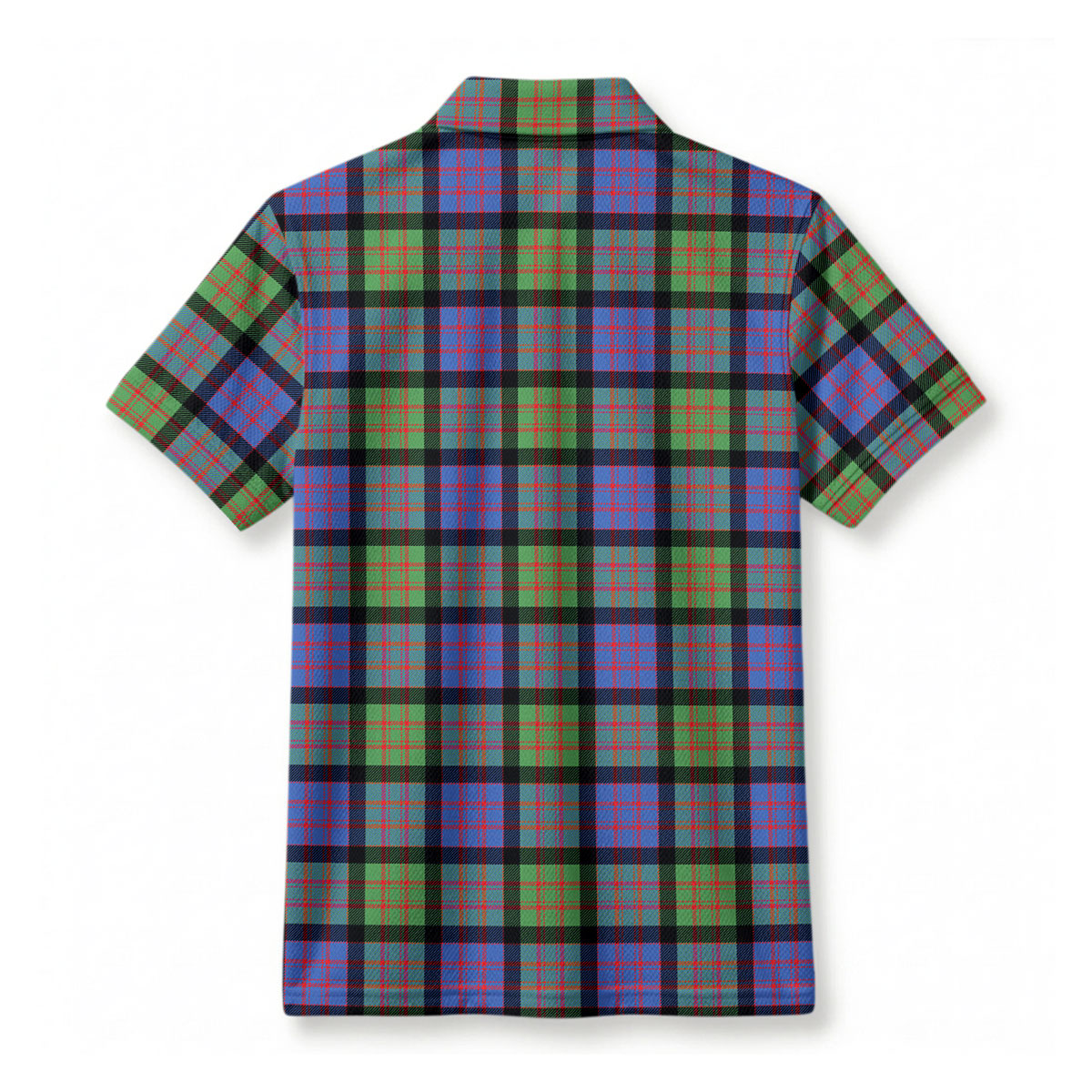 McDonald Ancient Tartan Crest Birdseye Mesh Polo Shirt