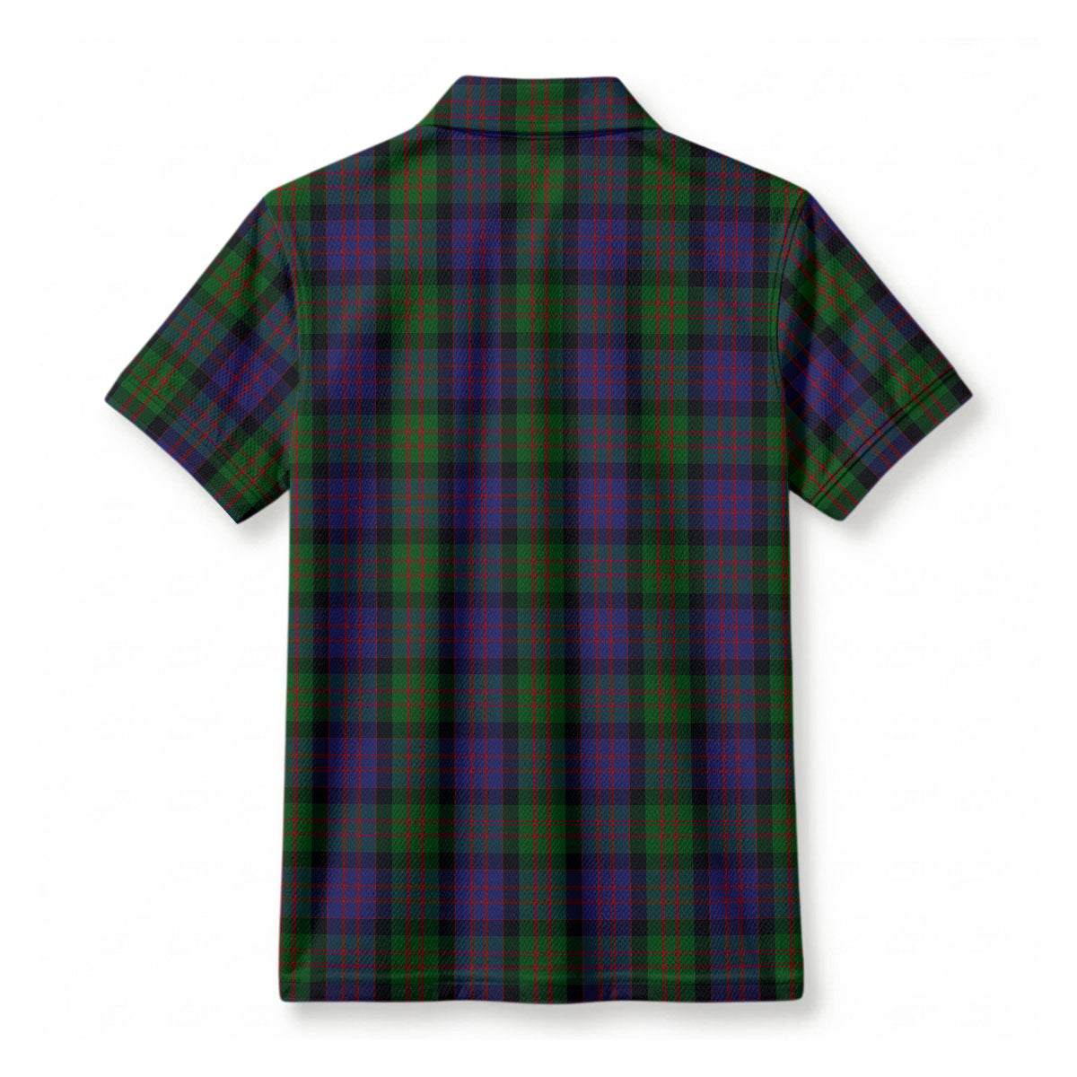 McDonald Tartan Crest Birdseye Mesh Polo Shirt