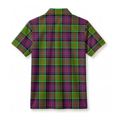 McDonald (Clan Ranald) Tartan Crest Birdseye Mesh Polo Shirt