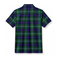 McDonald of the Isles Hunting Modern Tartan Crest Birdseye Mesh Polo Shirt