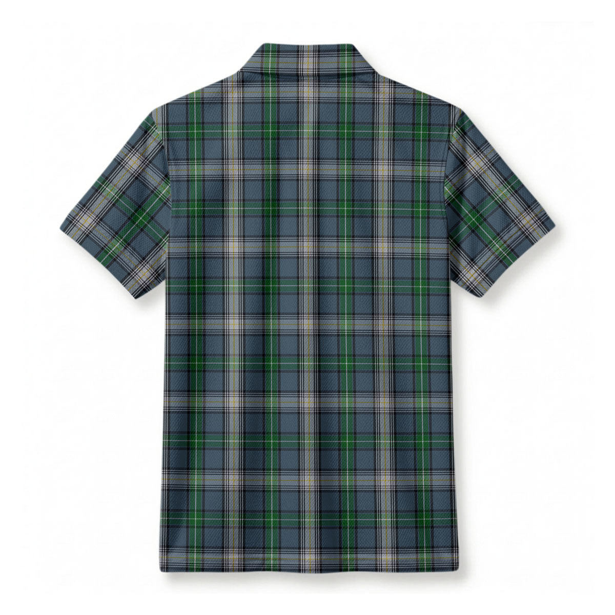 McDowell (MacDowell) Tartan Crest Birdseye Mesh Polo Shirt