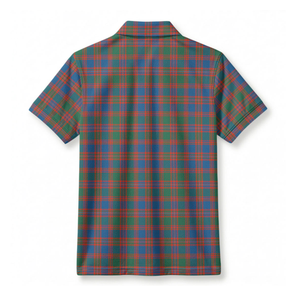 McIntyre Ancient Tartan Crest Birdseye Mesh Polo Shirt