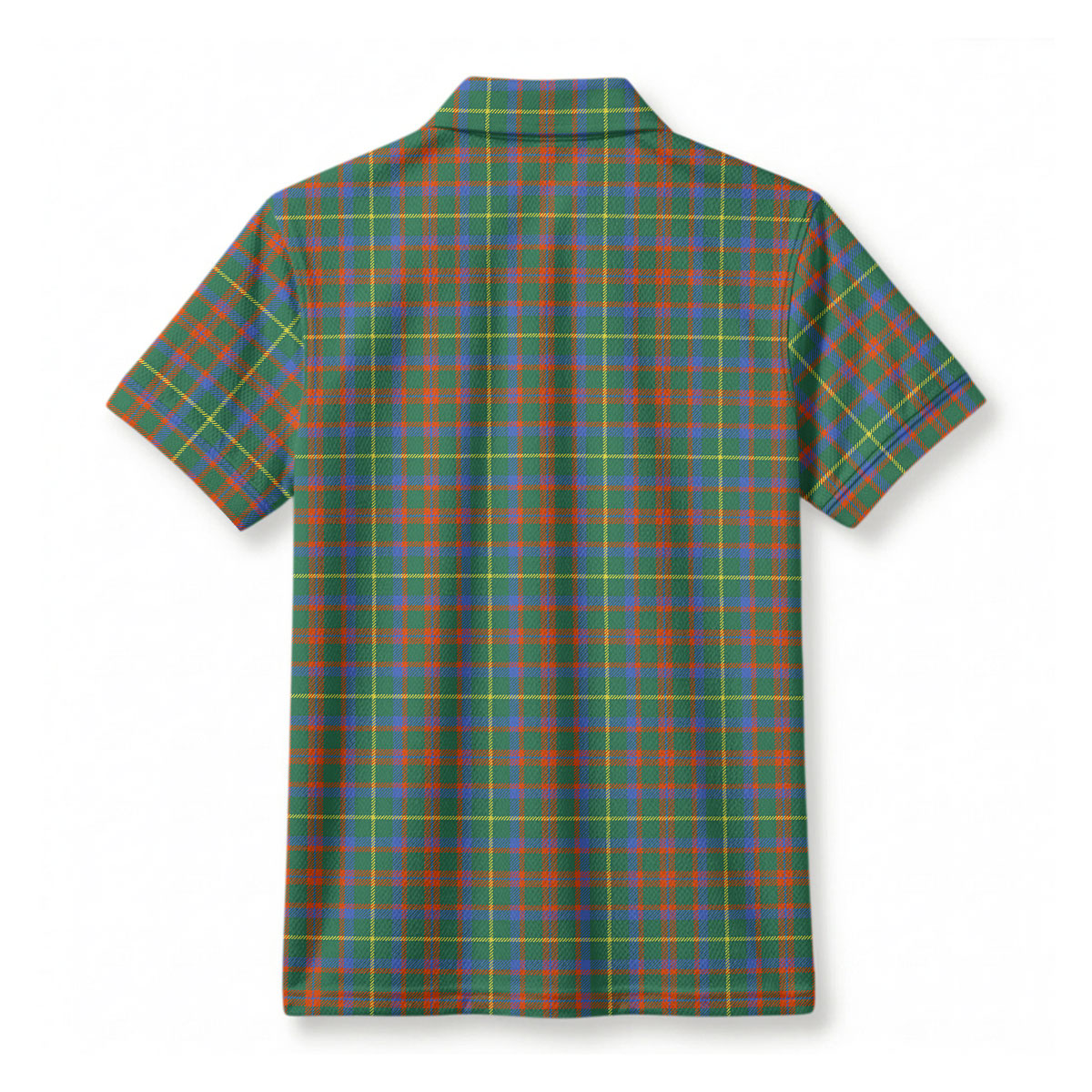 McKintosh Hunting Ancient Tartan Crest Birdseye Mesh Polo Shirt