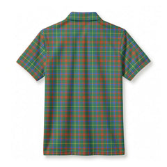 McKintosh Hunting Ancient Tartan Crest Birdseye Mesh Polo Shirt