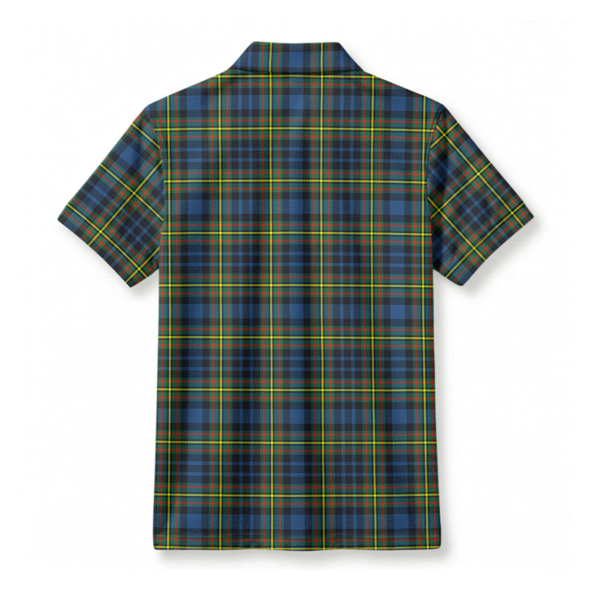 McLellan Ancient Tartan Crest Birdseye Mesh Polo Shirt