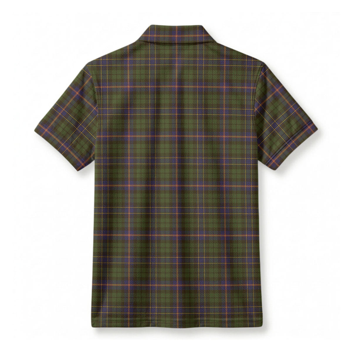 McVicker Tartan Crest Birdseye Mesh Polo Shirt