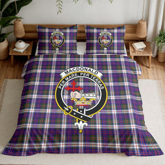 MacDonald Dress Modern Tartan Crest Bedding Set